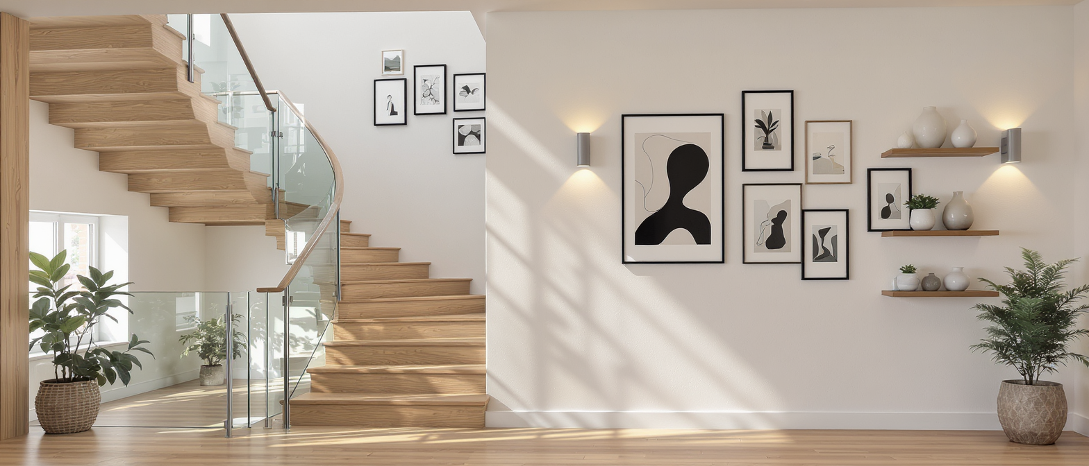 Astuces déco pour sublimer votre montée d'escalier