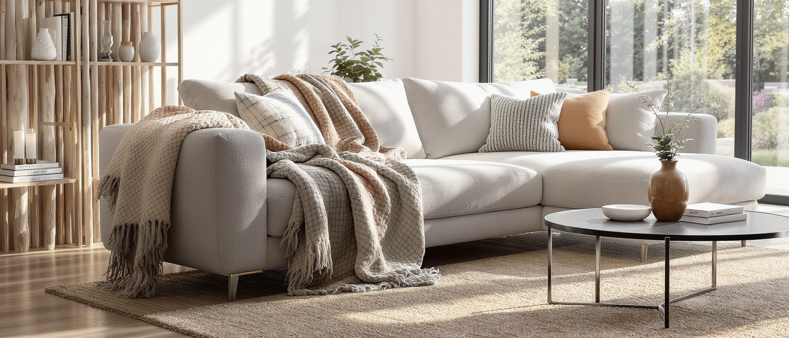 Transformez votre salon avec une déco plaid chic