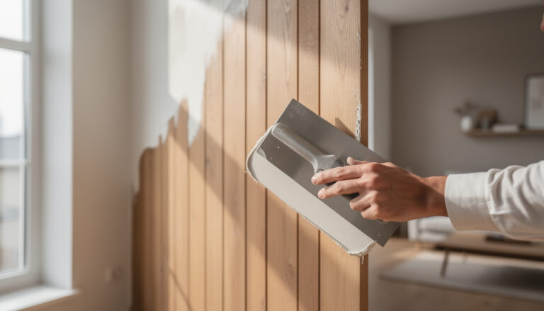 découvrez comment recouvrir facilement vos lambris avec de l'enduit pour transformer vos murs et donner un nouveau style à votre intérieur.