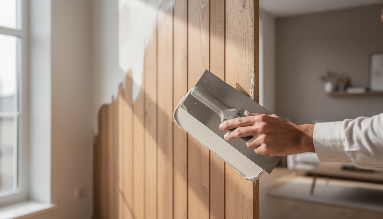 découvrez comment recouvrir facilement vos lambris avec de l'enduit pour transformer vos murs et donner un nouveau style à votre intérieur.