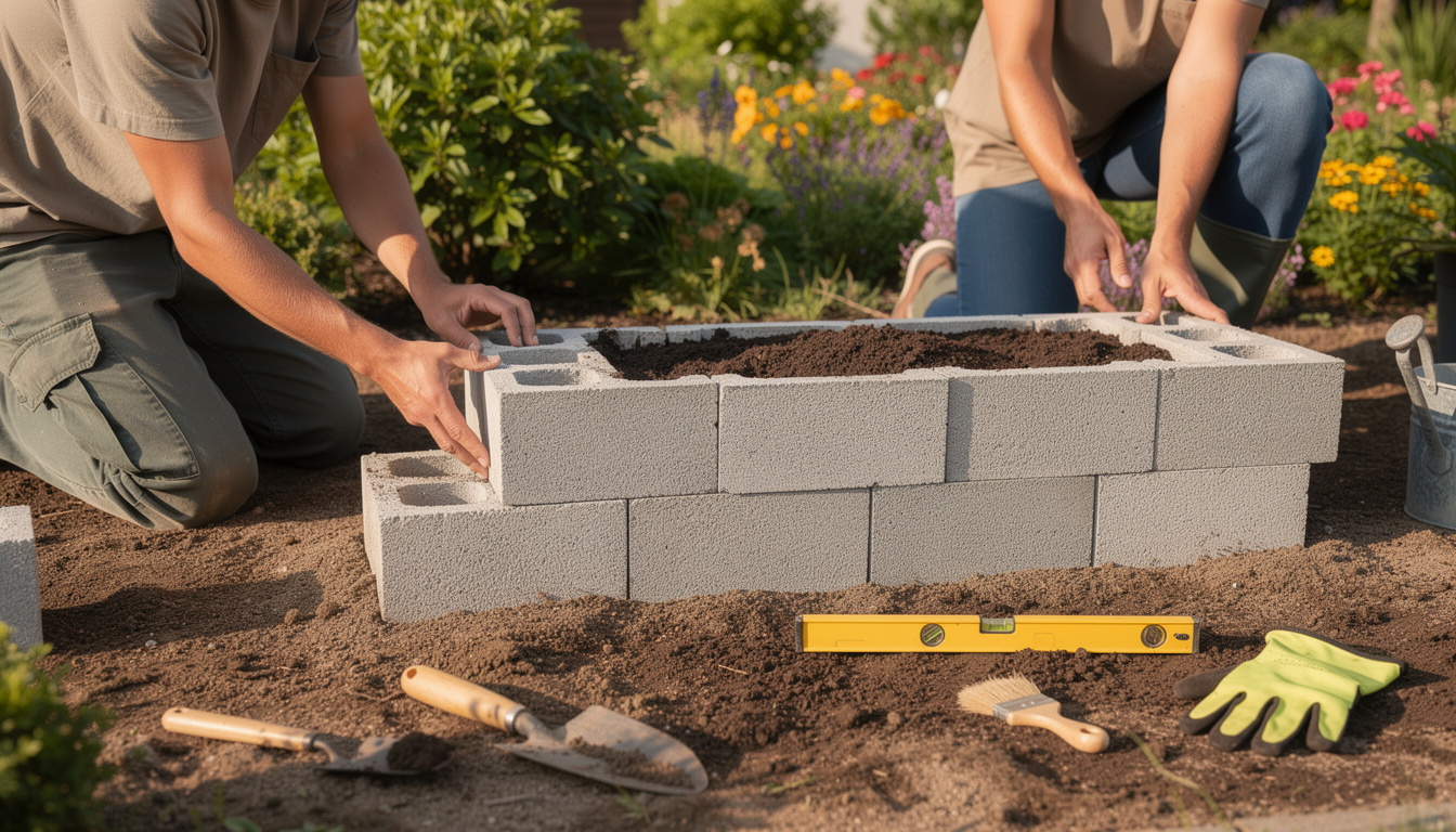 Jardinire Parpaing Sans Fondation