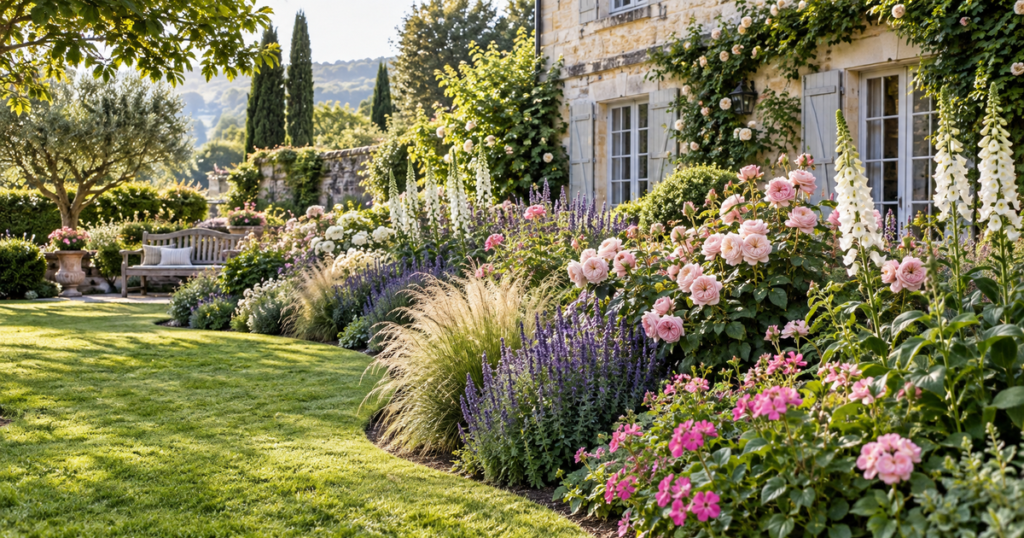 Jardin anglais : comment composer des massifs naturels et élégants ?